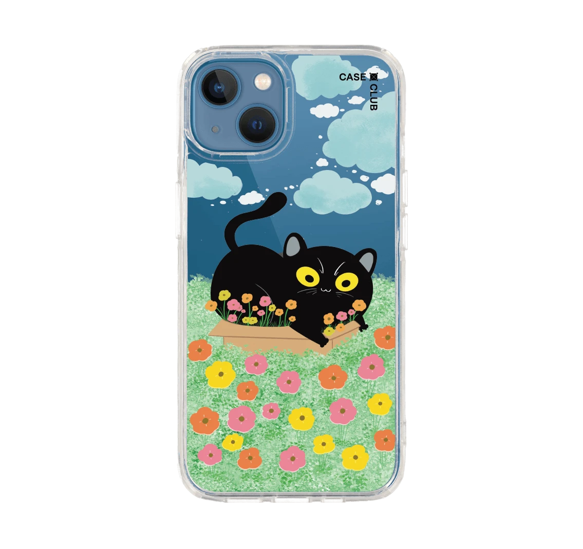 garden black cat